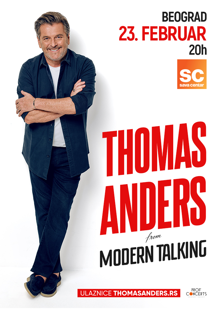 THOMAS ANDERS FROM MODERN TALKING